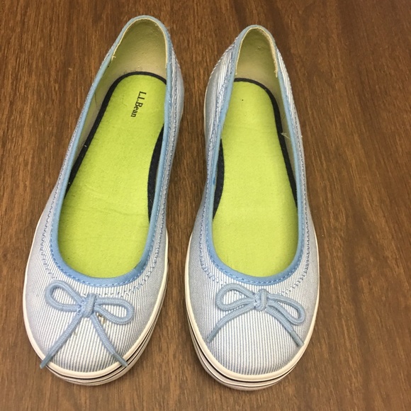 LL Bean canvas ballet flats size 6.5 - Picture 3 of 8